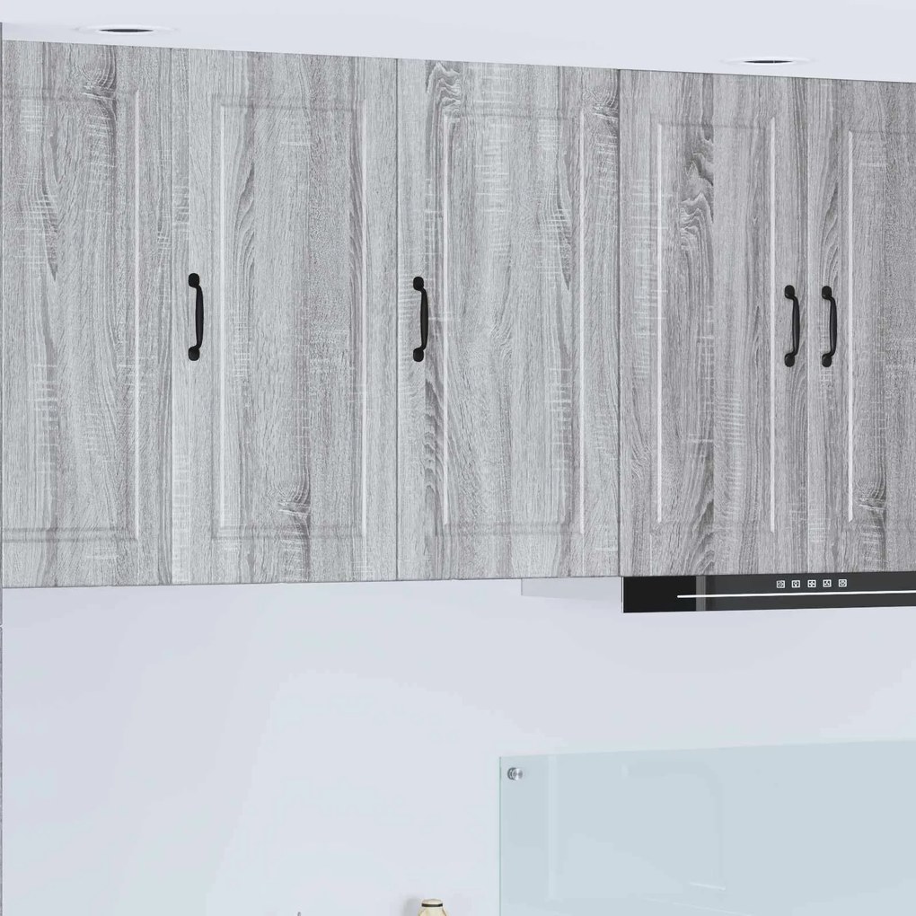vidaXL Ντουλάπα Κουζίνας με ράφι Γκρίζο Σονομα 40 x 31 x 80 εκ.