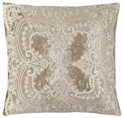 ΜΑΞΙΛΑΡΙ FYLLIANA ΣΚΟΥΡΟ ΚΑΦΕ ΧΡΩΜΑ 45x45εκ 374-126-899