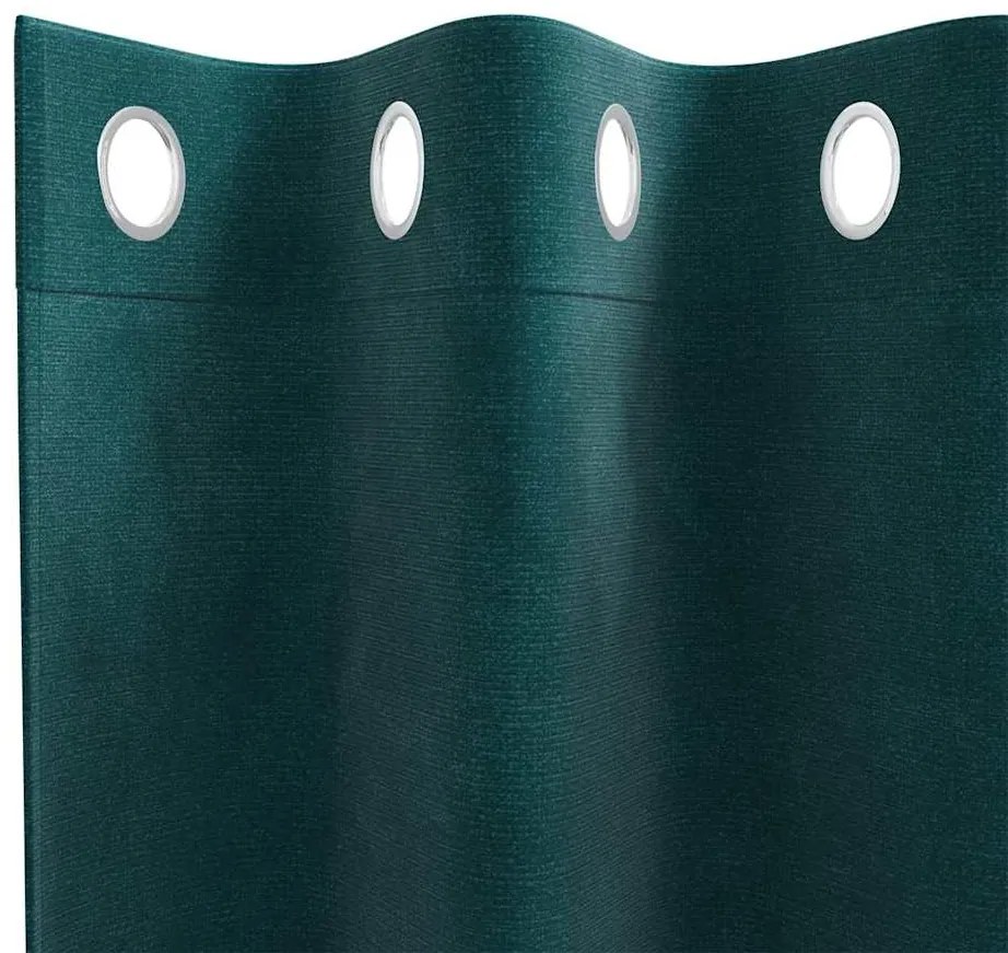 vidaXL Κουρτίνες 2 pcs Σκούρο πράσινο 140 x 225 cm Βελούδο