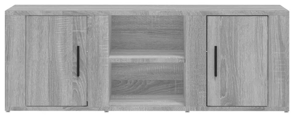 vidaXL Έπιπλο Τηλεόρασης Γκρι Sonoma 100x31,5x35 εκ. από Επεξεργ. Ξύλο