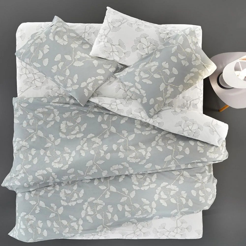 Σεντόνια Lavinia (Σετ 3τμχ) Cement Guy Laroche Μονό 165x265cm 100% Cotton Percale