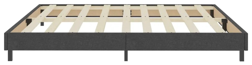 Πλαίσιο Κρεβατιού Boxspring Γκρι 200 x 200 εκ. Υφασμάτινο - Γκρι