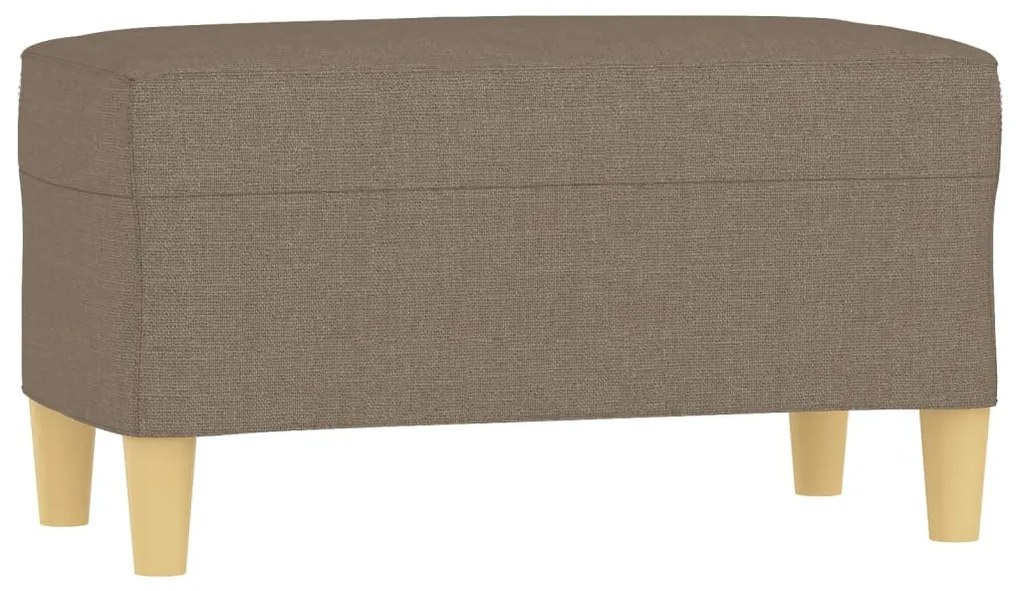 vidaXL Πάγκος Taupe 70 x 35 x 41 εκ. Υφασμάτινος