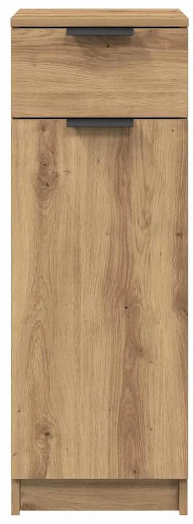 vidaXL Ντουλάπι Μπάνιου με συρτάρι artisan δρυς 32 x 34 x 90 εκ