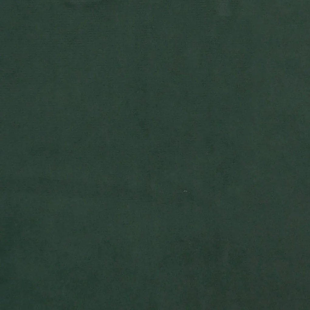 vidaXL Στρώμα με Pocket Springs Σκούρο Πράσινο 160x200x20εκ. Βελούδινο