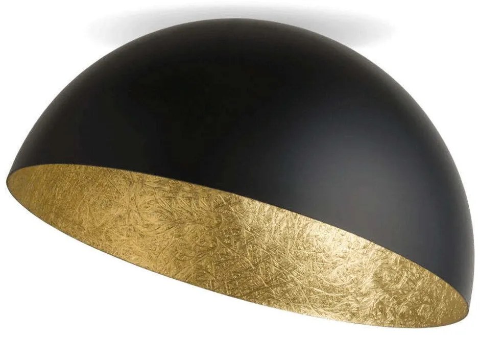 Φωτιστικό Οροφής - Πλαφονιέρα Sfera 35 32474 Φ35cm 1xE27 60W Black-Gold Sigma Lighting