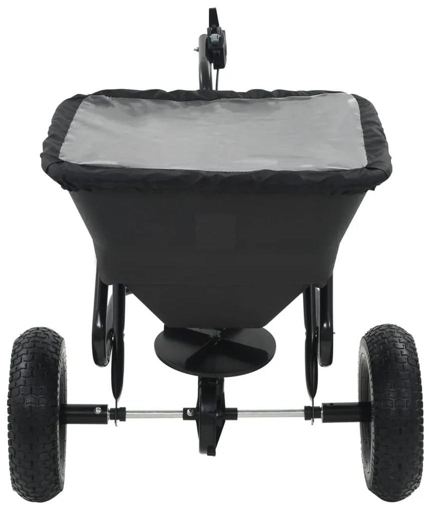 vidaXL Διανομέας Αλατιού Ελκόμενος 45 L 125x74x79 εκ. από PVC/Ατσάλι