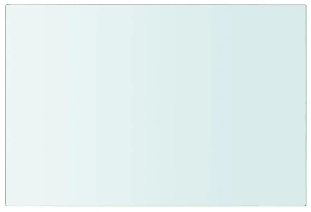 Ράφια Πάνελ 2 τεμ. Διάφανα 20 x 25 εκ. Γυάλινα - Διαφανές
