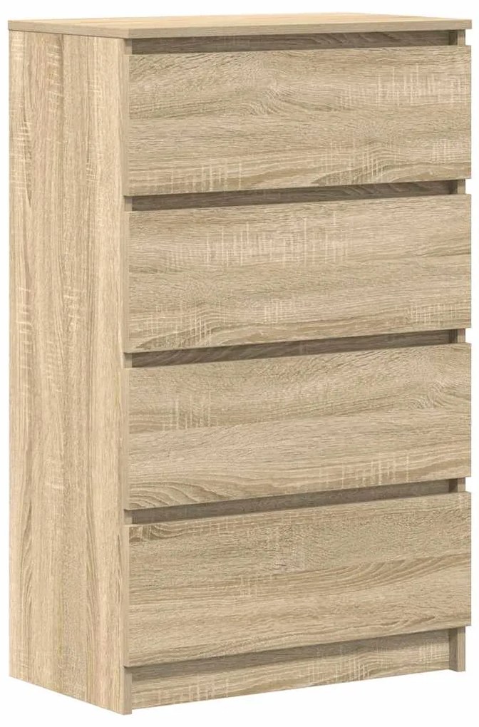 vidaXL Συρταριέρα Sonoma Δρυς 60 x 35 x 98,5 εκ. Επεξεργασμένο Ξύλο