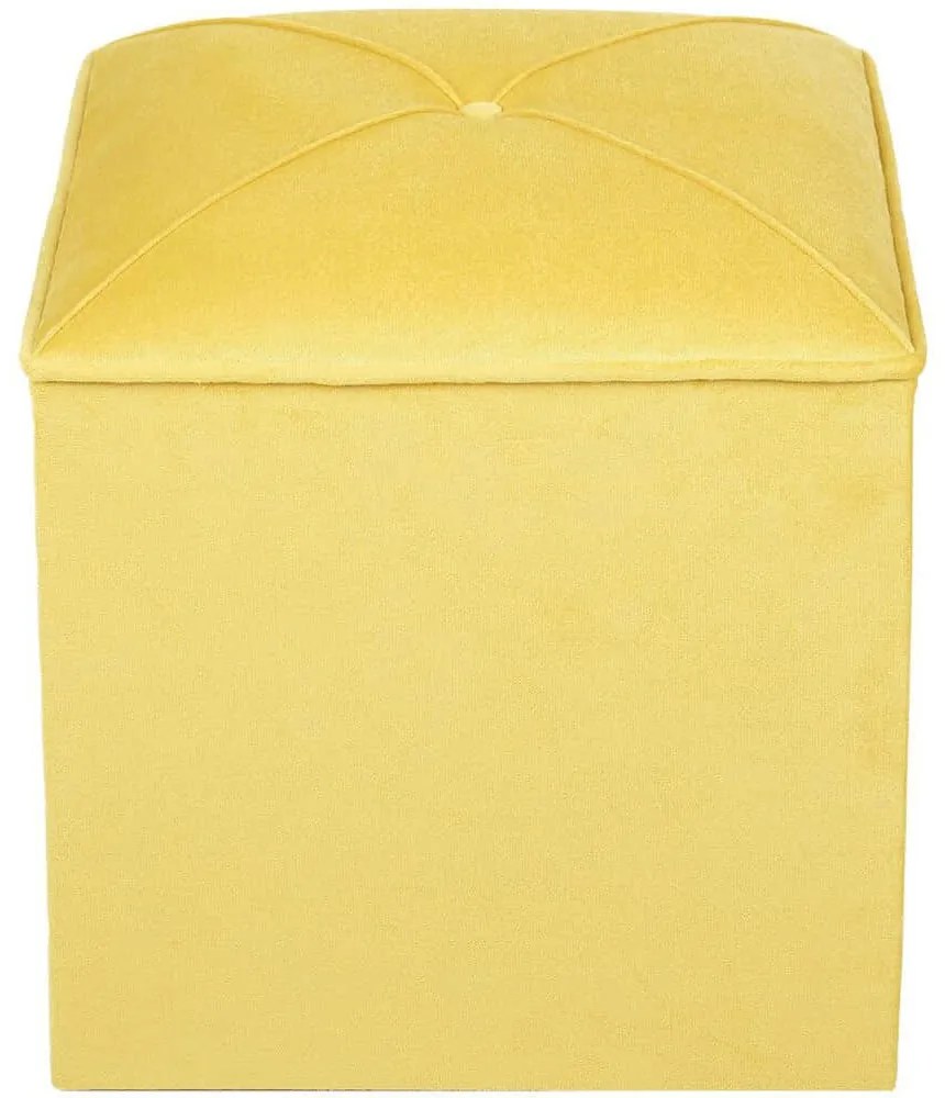 Σκαμπό Boise 558ZEN1385 40x40x43cm Mustard