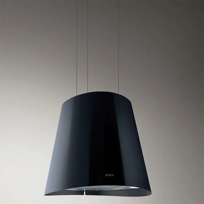 Elica Juno BL/F/50 Απορροφητήρας Νησίδα 50cm Μαύρος