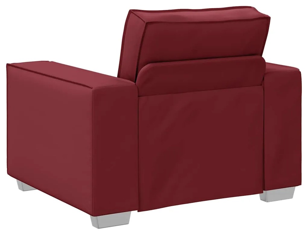 vidaXL Πολυθρόνα-καναπές Μπορντό 99 x 78 x 84 εκ. Δερματίνη