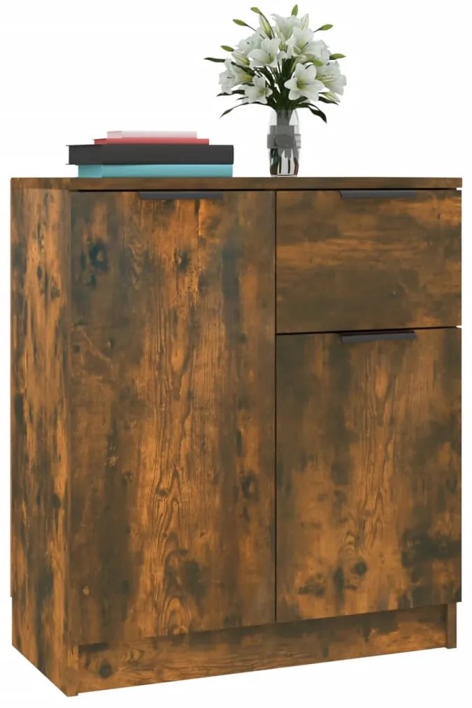 vidaXL Ντουλάπι Καπνιστή Δρυς 60 x 30 x 70 εκ. από Επεξεργασμένο Ξύλο