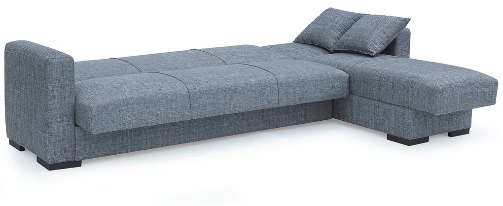 Καναπές Κρεβάτι Γωνιακός JOSE Γκρι 270x165x84cm - 14210002 - 14210002