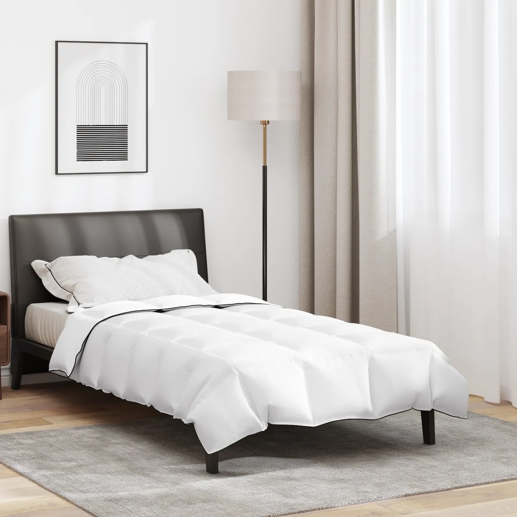 vidaXL Χειμερινό Παπλωματοθήκη Λευκό 155 x 200 εκ.