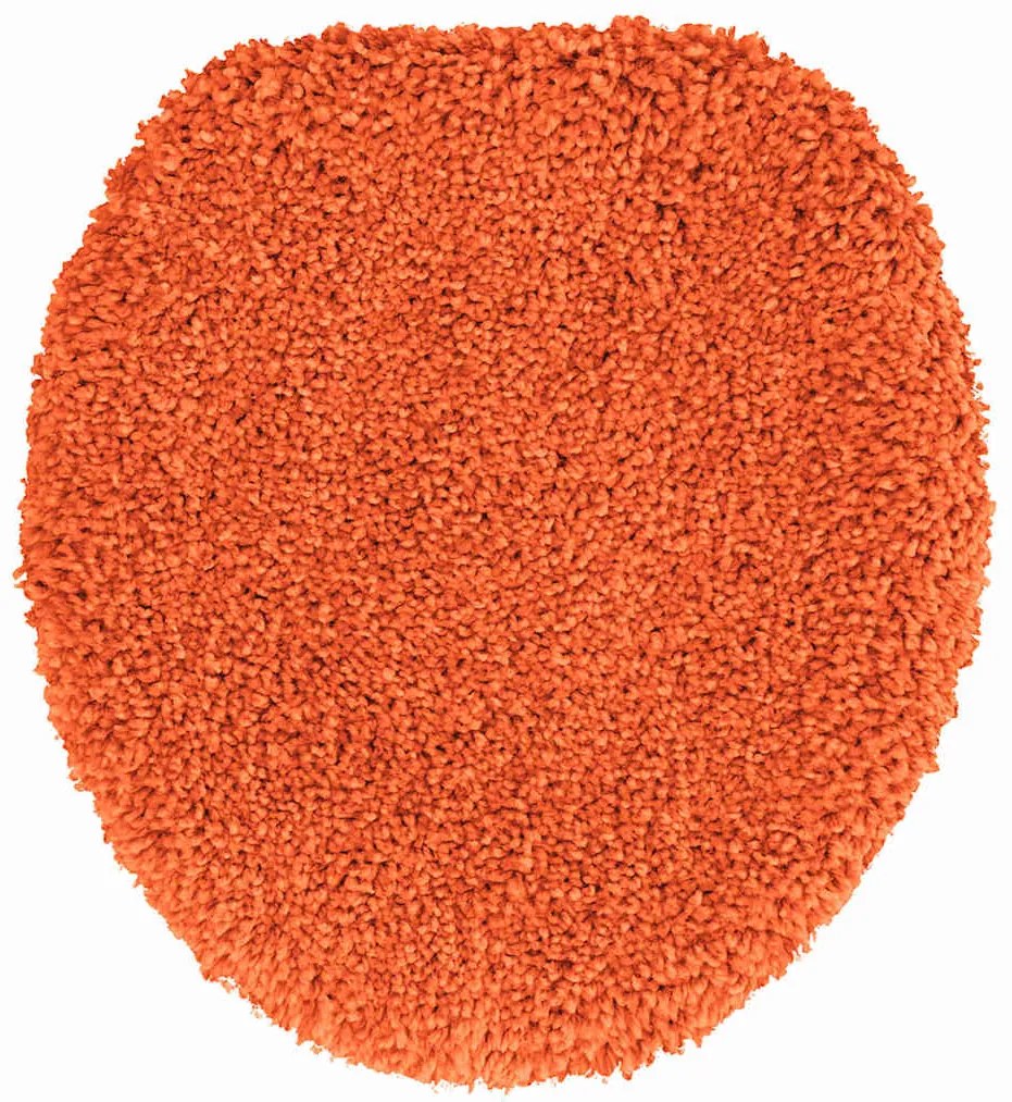 vidaXL Πατάκι μπάνιου 3 pcs Πορτοκαλί 50 x 50 cm Πολυπροπυλένιο
