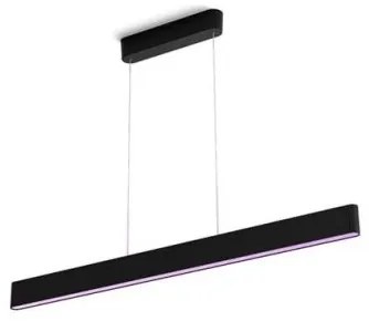 Έξυπνο Γραμμικό Κρεμαστό Φωτιστικό 2xLed 79W RGBW Hue Ensis Philips Hue-929003052501-Μαύρο 929003052501