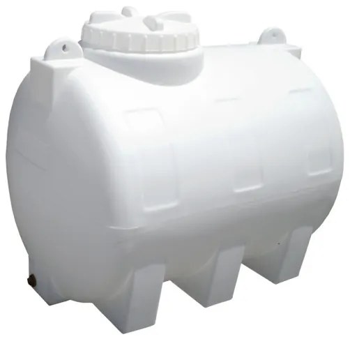 Mytherm Πλαστική Δεξαμενή , Κυλινδρική Οριζόντια, PORKY Σ5, 500lt , Λευκή , Mytherm THERM-112202