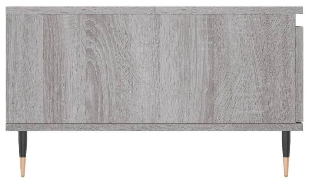 vidaXL Τραπεζάκι Σαλονιού Γκρι Sonoma 90x60x35 εκ. Επεξεργασμένο Ξύλο
