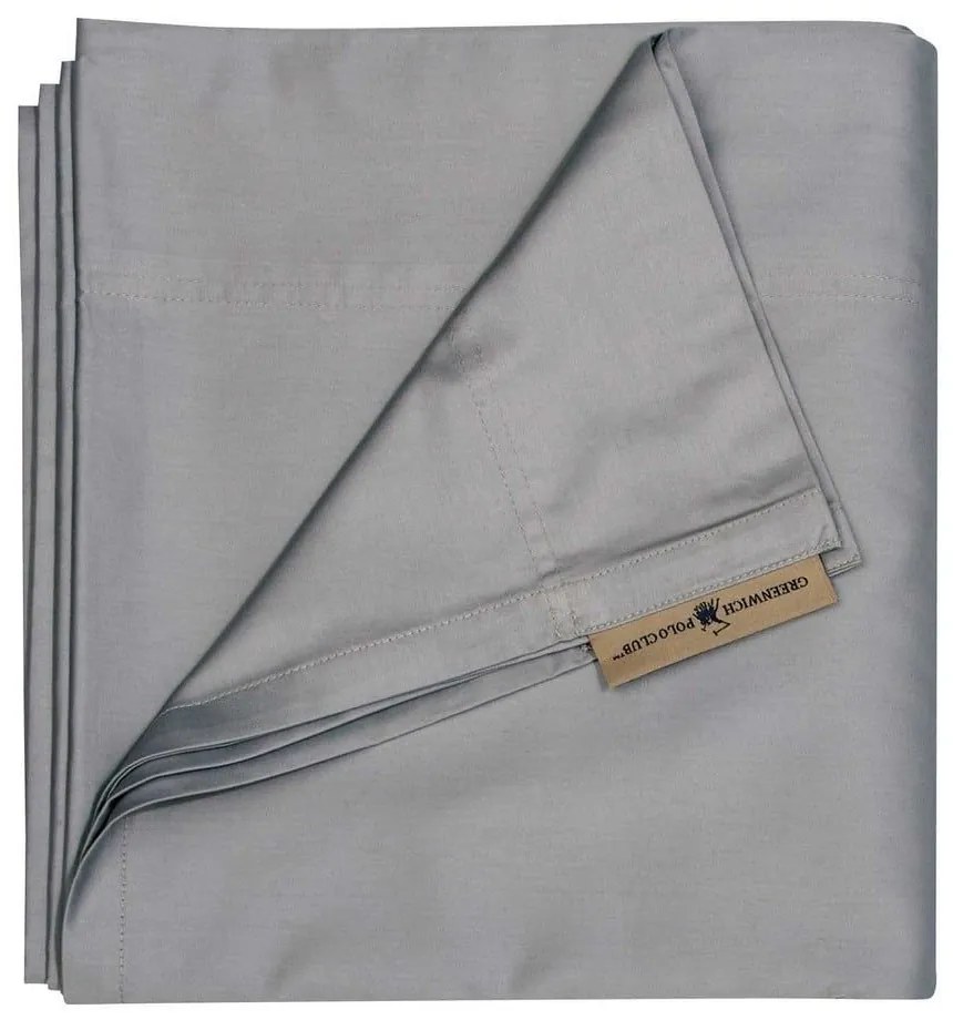 Σεντόνι 2255 Light Grey Greenwich Polo Club Υπέρδιπλo 240x270cm 100% Cotton Satin