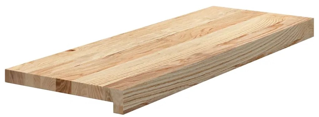 vidaXL Πατάκια Σκάλας 2 τεμ. 70x30x2 εκ. Ακατέργαστο Μασίφ Ξύλο Δρυός