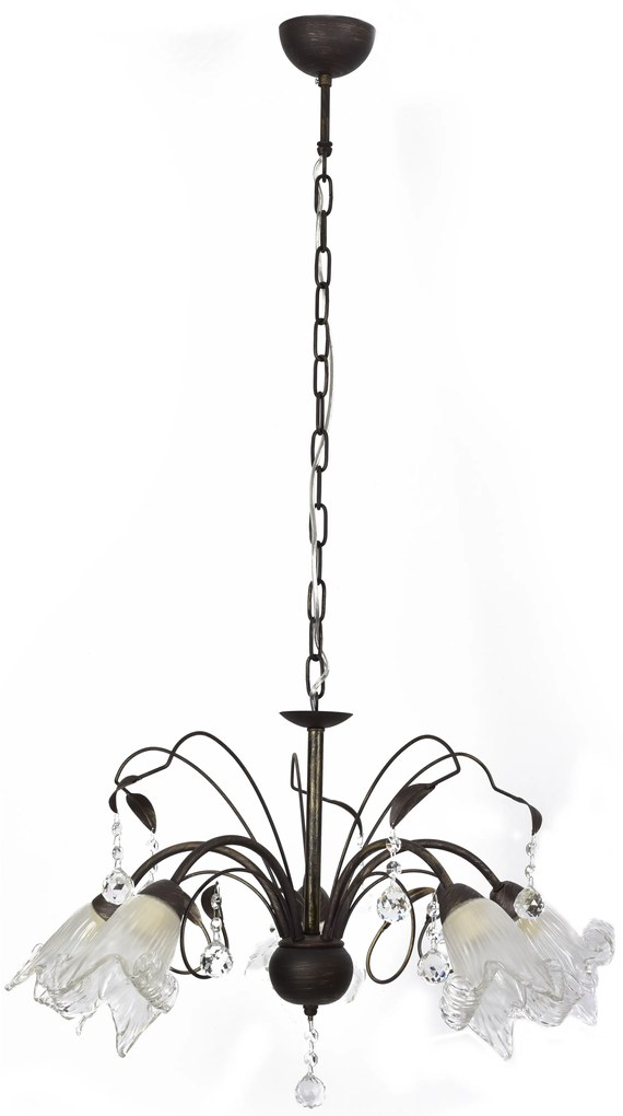 1017-5P MEMO BRONZE PATINA PENDANT LAMP Γ2