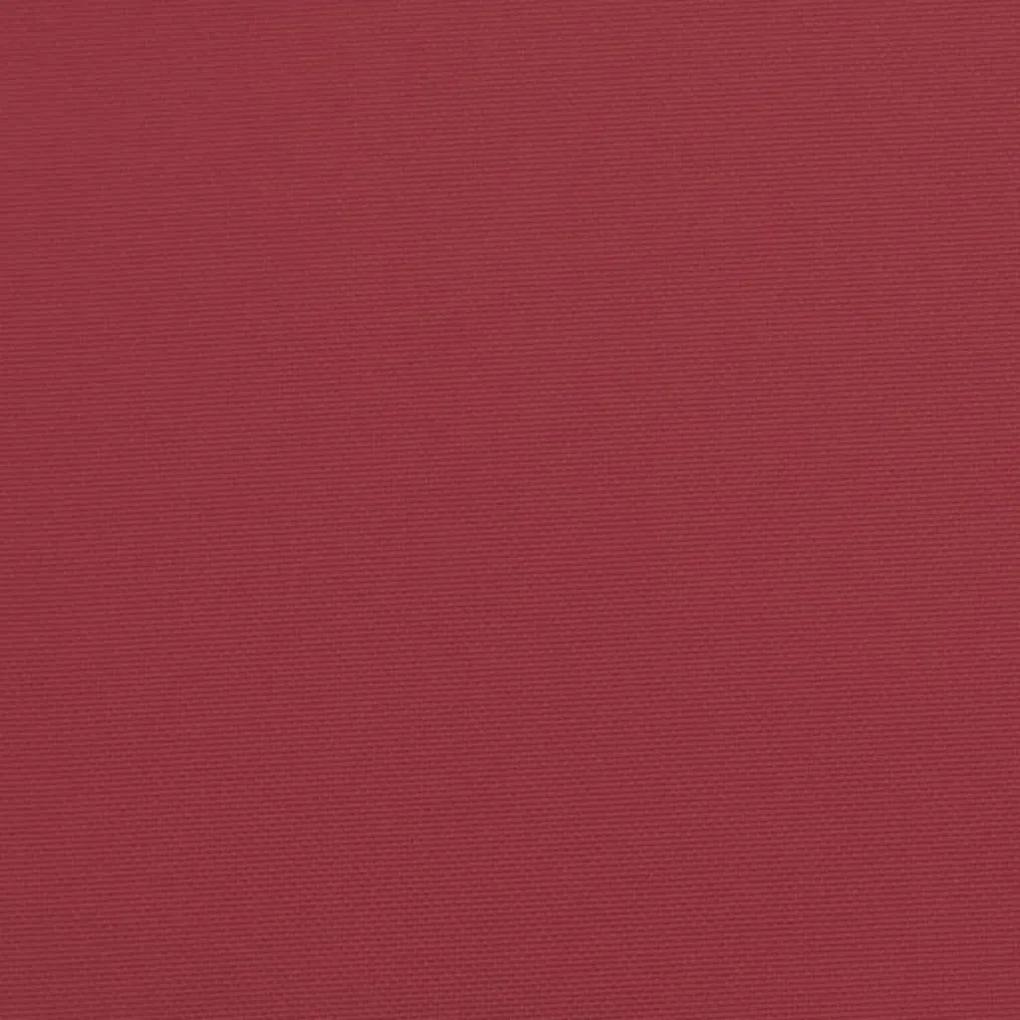 Μαξιλάρι Παλέτας Κόκκινο 58 x 58 x 10 εκ. από Ύφασμα - Κόκκινο