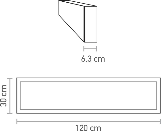 Πλαίσιο αλουμινίου για LED Panel InLight BAPAN007