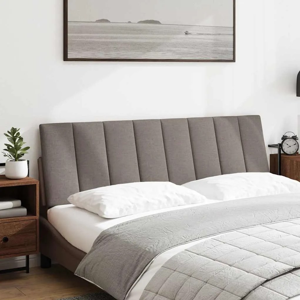 vidaXL Μαξιλάρι για Κεφαλάρι Taupe 160 εκ. Υφασμάτινο