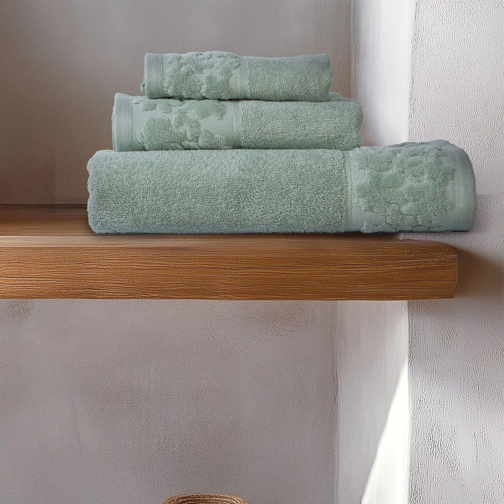 Πετσέτες Μπάνιου (Σετ 3τμχ) Nef-Nef Homeware Irida Mint 500gsm