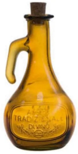 XmCasa Μπουκάλι Λαδιού - Λαδικό Γυάλινο 500ml Vidrios San Miguel Κίτρινο 5974-DB48