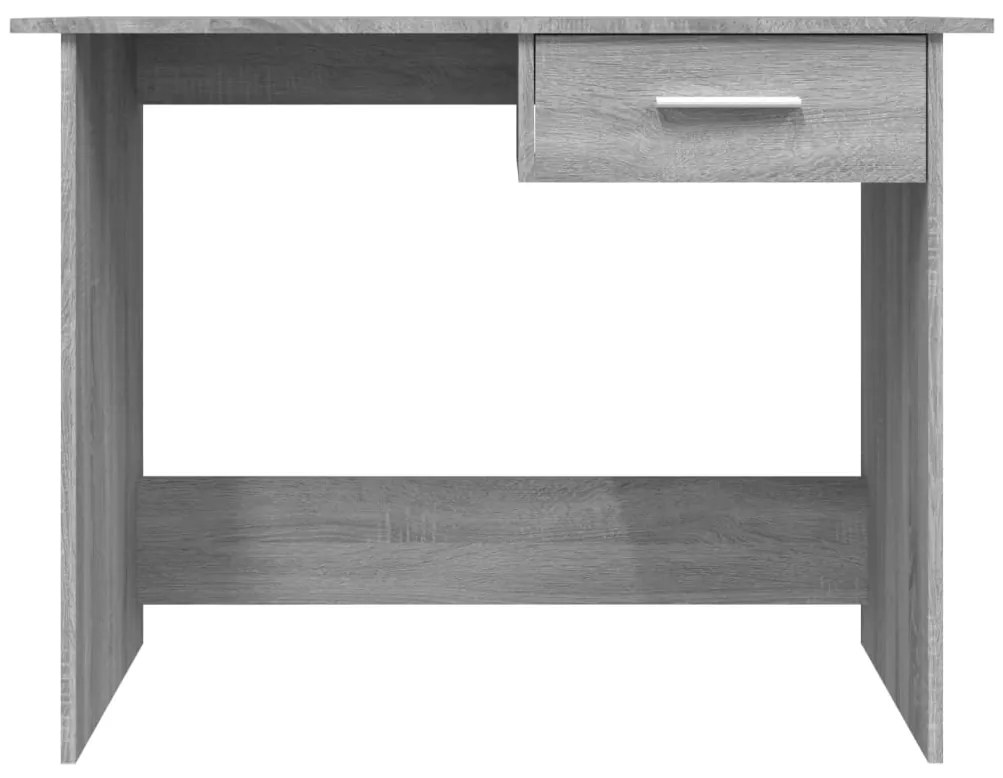 vidaXL Γραφείο Γκρι Sonoma 100x50x76 εκ. από Επεξεργασμένο Ξύλο