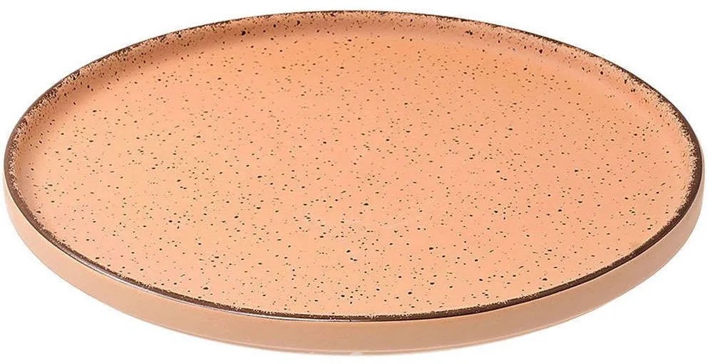 Πιάτο Ρηχό Terra 07-16050 21cm Salmon Estia Porcelain