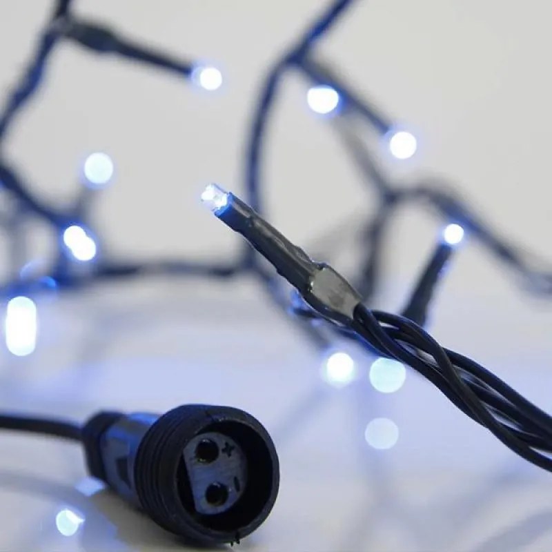 Magic Christmas Σειρά 100 Μπλε LED Σταθερά 5m Πράσινο Καλώδιο IP44 Επεκτεινόμενα 600-11335