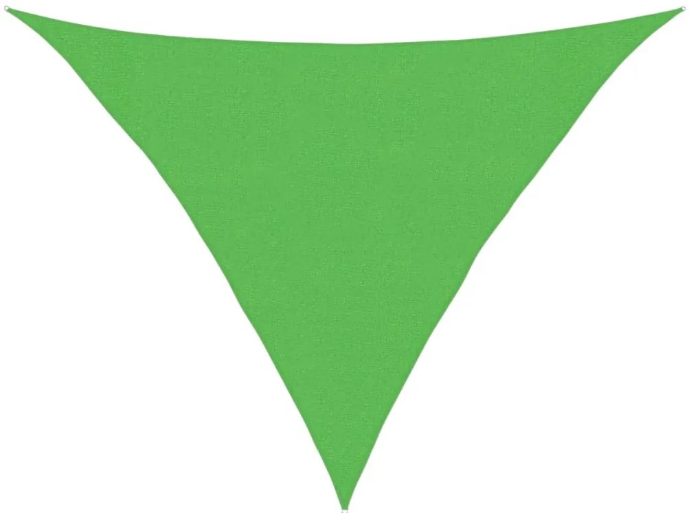 vidaXL Πανί Σκίασης Ανοιχτό Πράσινο 3 x 3 x 4,2 μ. από HDPE 160 γρ./μ²