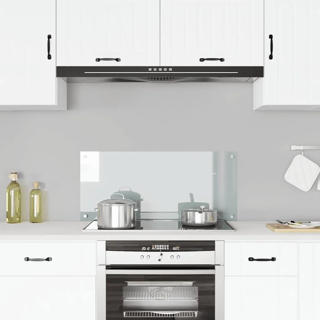 Πλάτη Κουζίνας Διαφανής 90 x 40 εκ. από Ψημένο Γυαλί