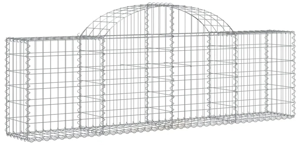 Συρματοκιβώτια Τοξωτά 40 τεμ. 200x30x60/80 εκ. Γαλβαν. Ατσάλι 3146086