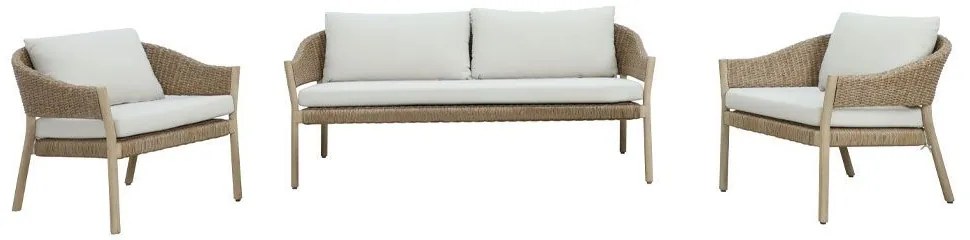 ΣΑΛΟΝΙ SUMATRA SET 1+2 ΦΥΣΙΚΟ BEIGE