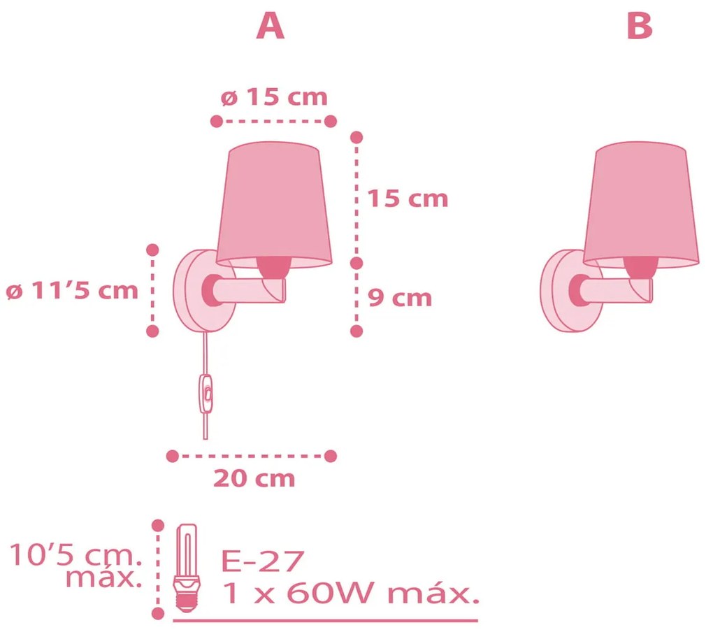 Απλίκα τοίχου Ango Flamingo