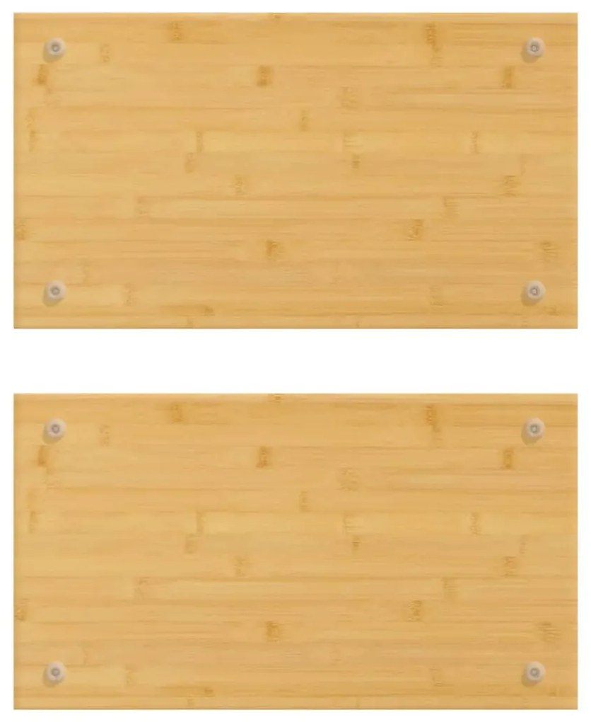 vidaXL Καλύμματα Εστιών Κουζίνας 2 Τεμ. 50 x 28 x 1,5 εκ. από Μπαμπού