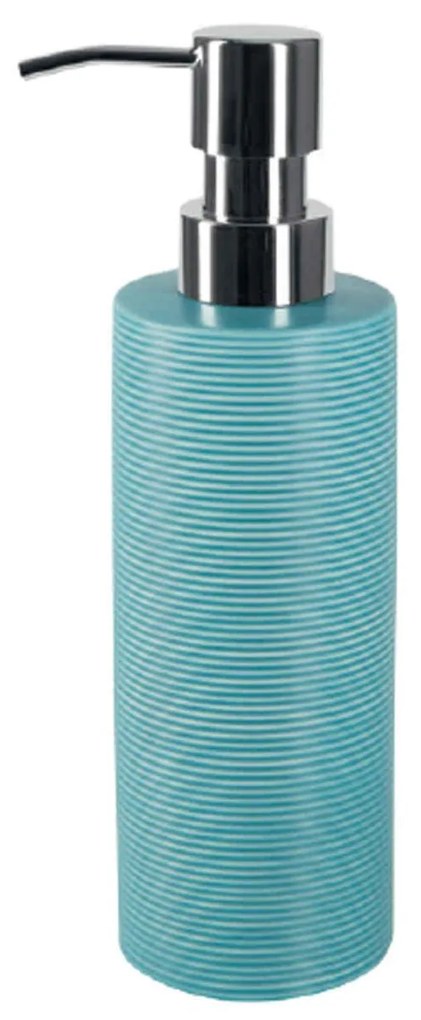 Δοχείο Κρεμοσάπουνου Tube Ribbed 03212.001 Aqua Spirella Ceramic