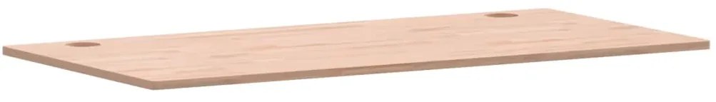 vidaXL Επιφάνεια Γραφείου 110x55x1,5 εκ. από Μασίφ Ξύλο Οξιάς