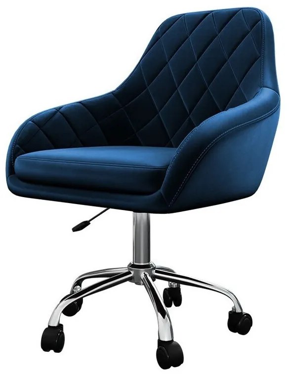 Καρέκλα γραφείου Comfivo 340, Μπλε, 82x59x59cm, 10 kg, Με ρόδες, Με μπράτσα, Μηχανισμός καρέκλας: Economic | Epipla1.gr