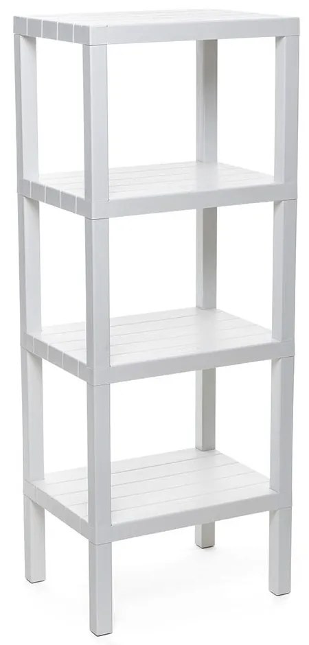 Ραφιέρα Mπάνιου Lombok 38x29x100cm 06747.002 White Plastic