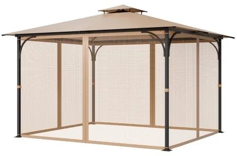 VEVOR Replacement Mesh Gazebo Netting Screen for 10x12x7.3 ft Patio, Net Only