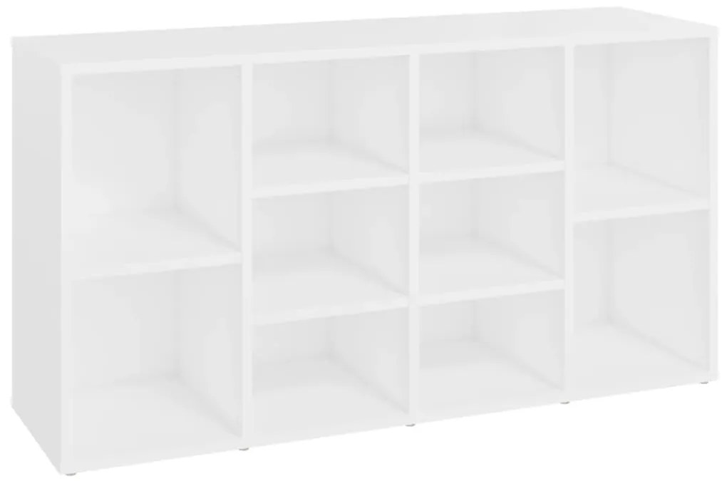 vidaXL Παπουτσοθήκη Λευκή 103 x 30 x 54,5 εκ. από Επεξ. Ξύλο