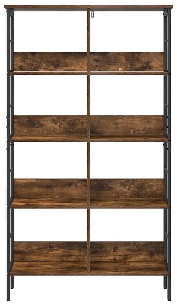 vidaXL Ράφι Βιβλίων Καπνιστό Δρύς 82 x 32 x 144,5 εκ.