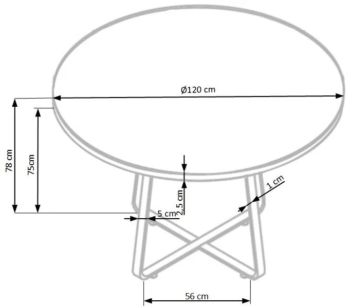 LOOPER 2 table DIOMMI V-CH-LOOPER_2-ST