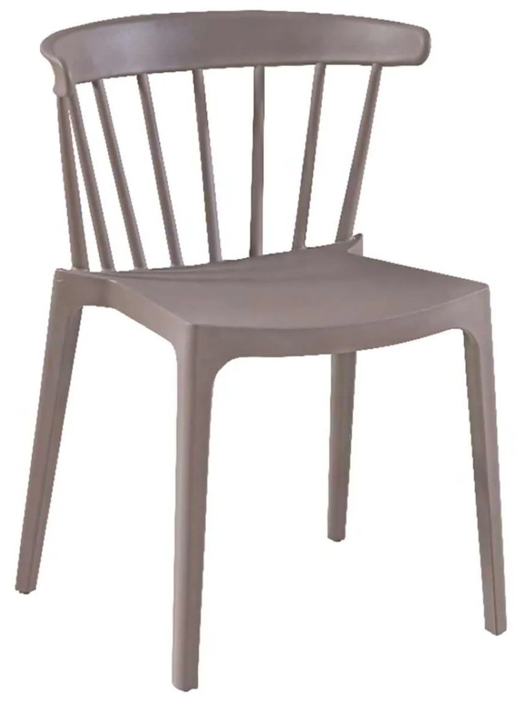 Καρέκλα WEST PP-UV Sand Beige 53x53x75cm (Σετ 4 ΤΕΜ)