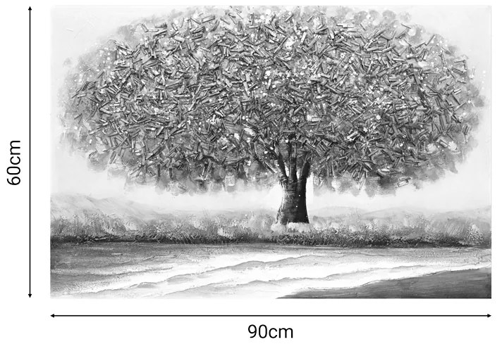 Πίνακας σε καμβά Forestree Inart 90x3x60εκ